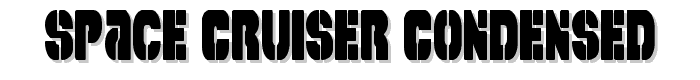 Space Cruiser Condensed font